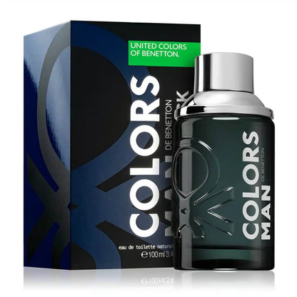 Colors Man Black Benetton 100ml EDT Hombre - Noir Perfumeria