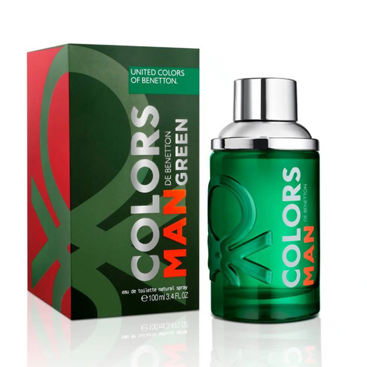 Colors Man Green Benetton 100ml EDT Hombre - Noir Perfumeria