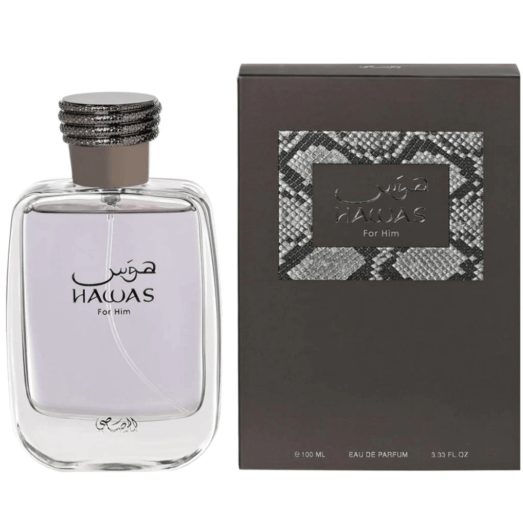 Hawas Rasasi 100ml EDP Hombre - Noir Perfumeria